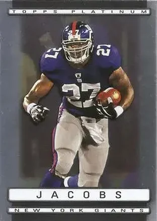 2009 Topps Platinum #29 - Brandon Jacobs - New York Giants