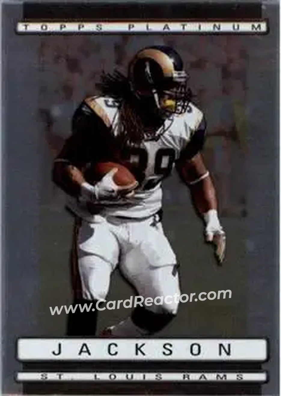 2009 Topps Platinum #30 - Steven Jackson - St. Louis Rams - Front