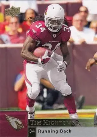 2009 Upper Deck #2 - Tim Hightower - Arizona Cardinals