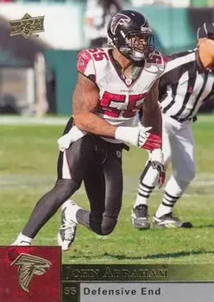 2009 Upper Deck #13 - John Abraham - Atlanta Falcons