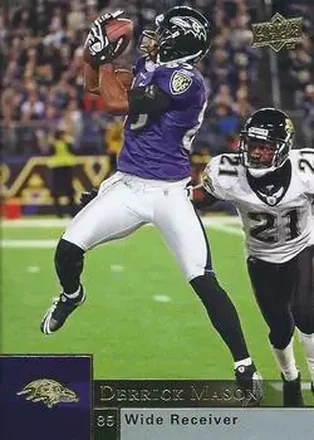 2009 Upper Deck #18 - Derrick Mason - Baltimore Ravens