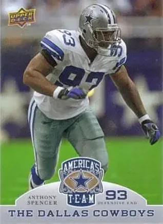 2009 Upper Deck America's Team #3 - Anthony Spencer - Dallas Cowboys