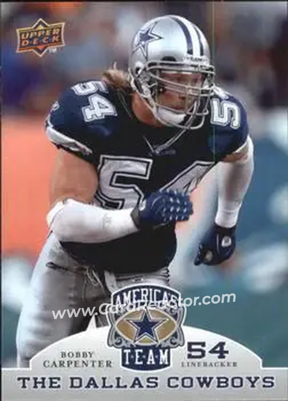 2009 Upper Deck America's Team #7 - Bobby Carpenter - Dallas Cowboys