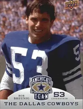 2009 Upper Deck America's Team #8 - Bob Breunig - Dallas Cowboys