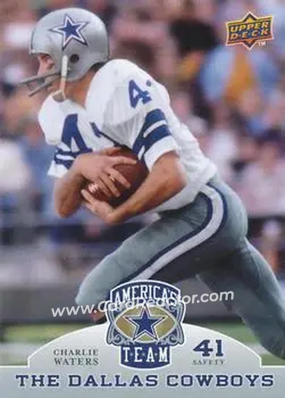 2009 Upper Deck America's Team #14 - Charlie Waters - Dallas Cowboys - Front