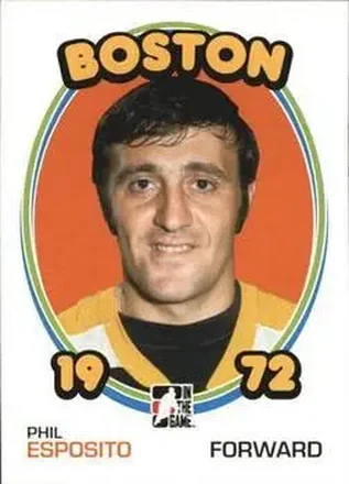 2009-10 In The Game 1972 The Year In Hockey #1 - Phil Esposito - Boston Bruins