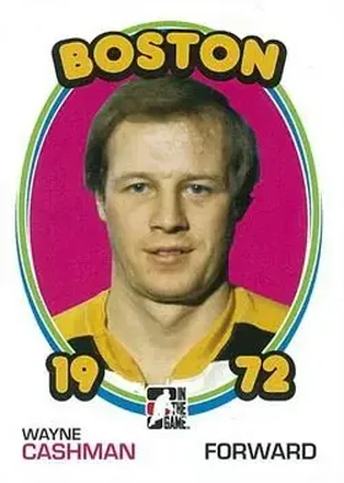 2009-10 In The Game 1972 The Year In Hockey #4 Wayne Cashman