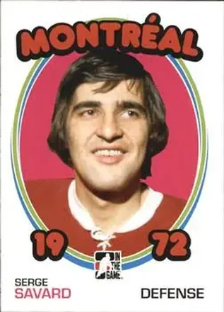 2009-10 In The Game 1972 The Year In Hockey #16 - Serge Savard - Montreal Canadiens