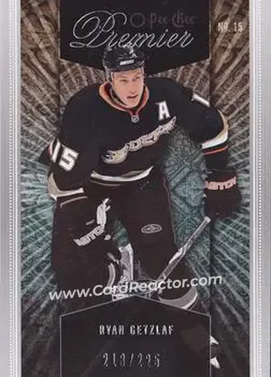2009-10 O-Pee-Chee Premier #47 - Ryan Getzlaf - Anaheim Ducks - Front