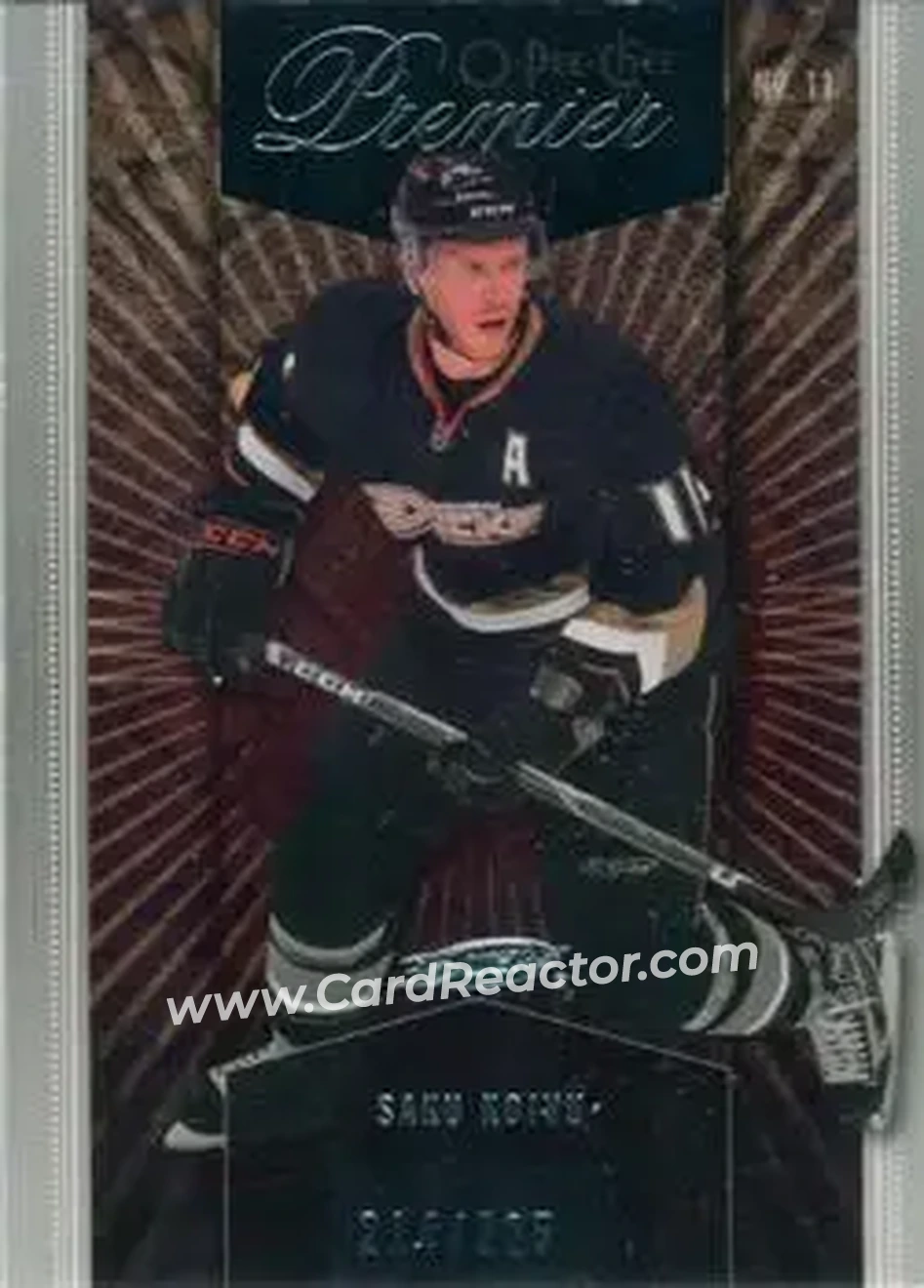 2009-10 O-Pee-Chee Premier #49 - Saku Koivu - Anaheim Ducks - Front 2009-10 O-Pee-Chee Premier #49 - Saku Koivu - Anaheim Ducks - Front