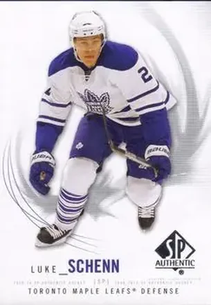2009-10 SP Authentic #2 - Luke Schenn - Toronto Maple Leafs