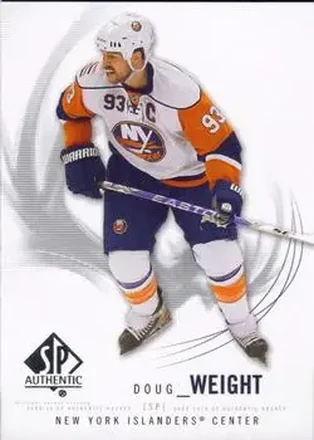 2009-10 SP Authentic #3 - Doug Weight - New York Islanders
