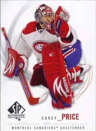 2009-10 SP Authentic #5 - Carey Price - Montreal Canadiens