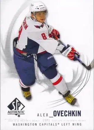 2009-10 SP Authentic #8 - Alex Ovechkin - Washington Capitals