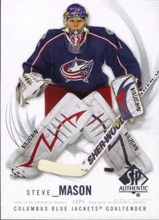 2009-10 SP Authentic #9 - Steve Mason - Columbus Blue Jackets