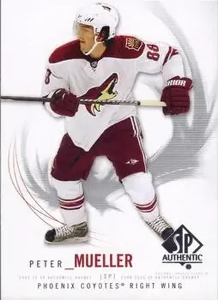 2009-10 SP Authentic #11 - Peter Mueller - Phoenix Coyotes