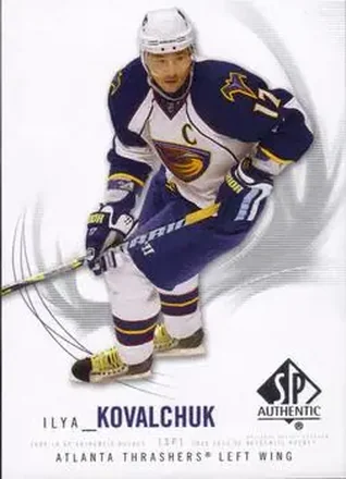 2009-10 SP Authentic #17 - Ilya Kovalchuk - Atlanta Thrashers