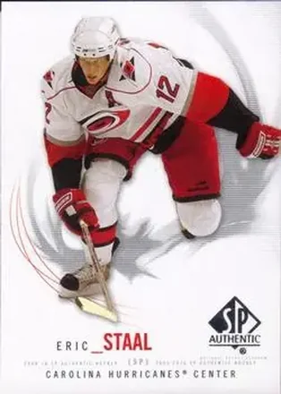 2009-10 SP Authentic #22 - Eric Staal - Carolina Hurricanes