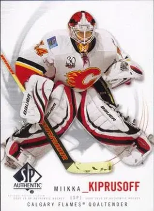 2009-10 SP Authentic #24 - Miikka Kiprusoff - Calgary Flames