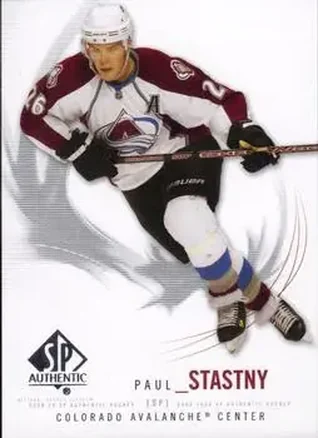 2009-10 SP Authentic #26 - Paul Stastny - Colorado Avalanche
