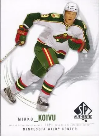 2009-10 SP Authentic #28 - Mikko Koivu - Minnesota Wild