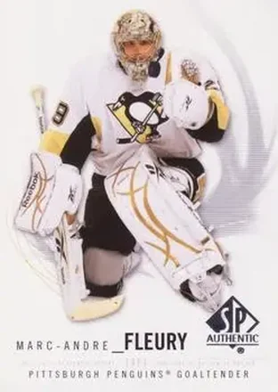 2009-10 SP Authentic #29 - Marc-Andre Fleury - Pittsburgh Penguins