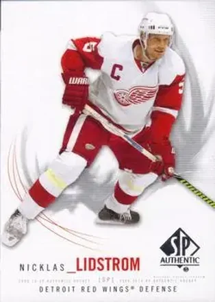 2009-10 SP Authentic #32 - Nicklas Lidstrom - Detroit Red Wings