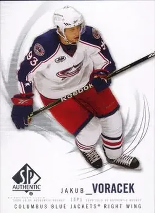 2009-10 SP Authentic #33 - Jakub Voracek - Columbus Blue Jackets