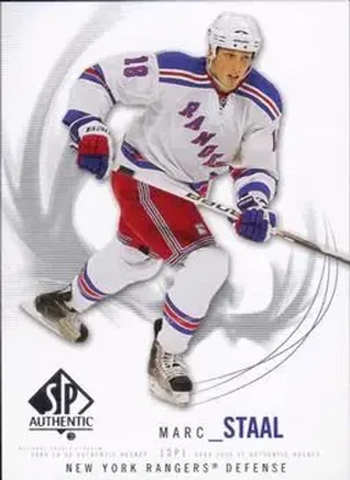 2009-10 SP Authentic #35 - Marc Staal - New York Rangers