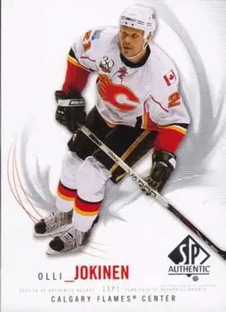 2009-10 SP Authentic #38 - Olli Jokinen - Calgary Flames