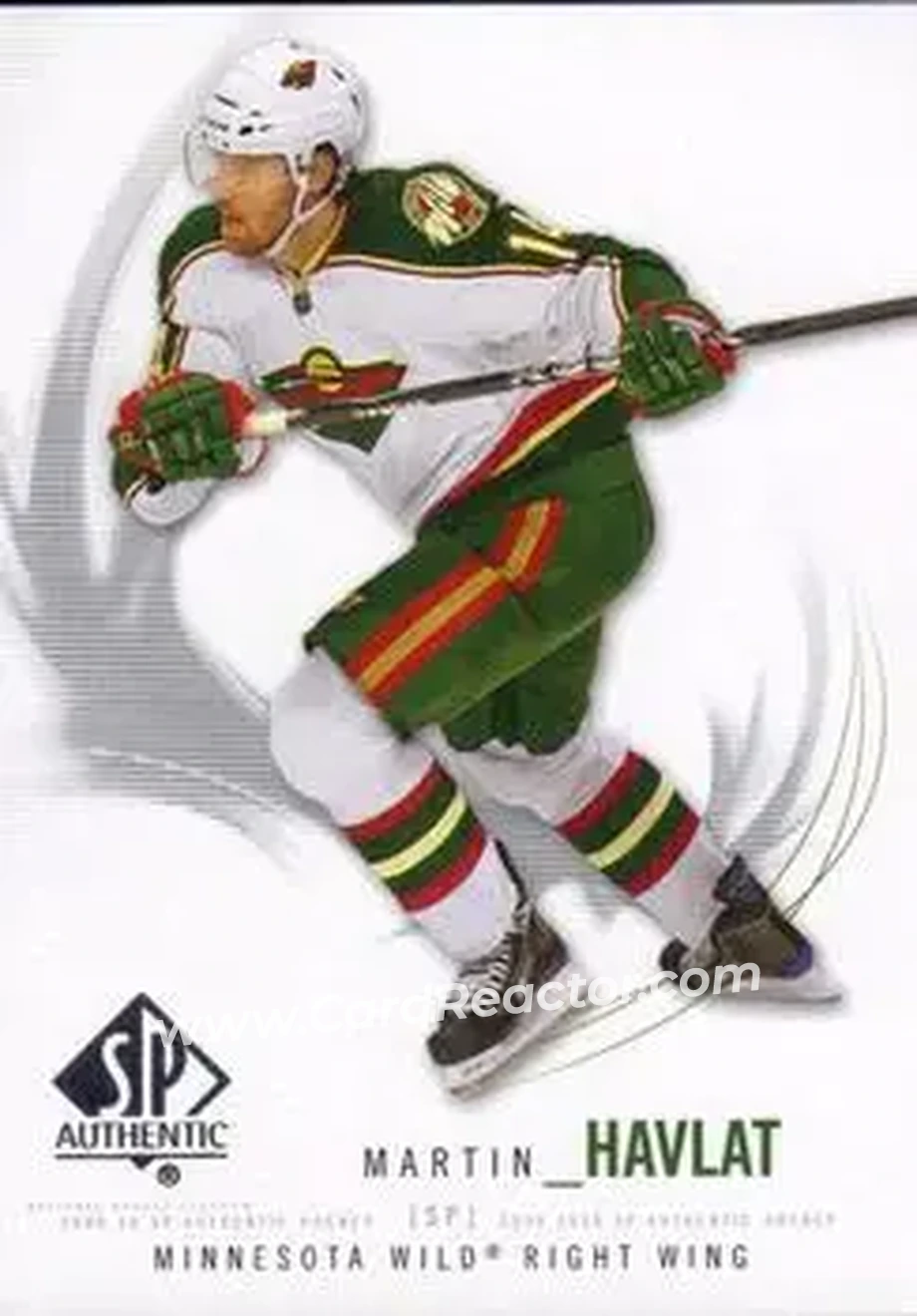 2009-10 SP Authentic #39 - Martin Havlat - Minnesota Wild - Front