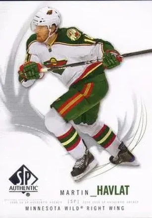 2009-10 SP Authentic #39 - Martin Havlat - Minnesota Wild