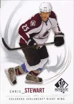 2009-10 SP Authentic #41 - Chris Stewart - Colorado Avalanche