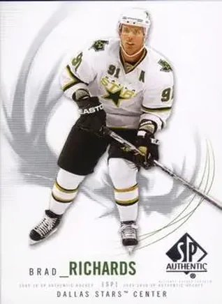 2009-10 SP Authentic #42 - Brad Richards - Dallas Stars