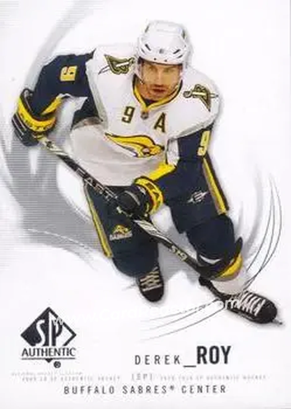 2009-10 SP Authentic #45 - Derek Roy - Buffalo Sabres - Front