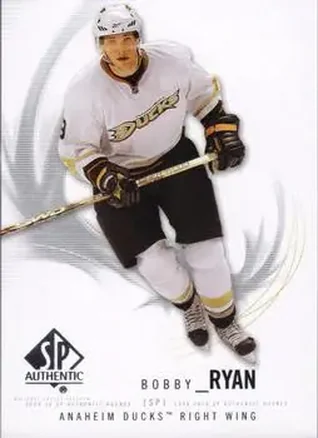 2009-10 SP Authentic #46 - Bobby Ryan - Anaheim Ducks