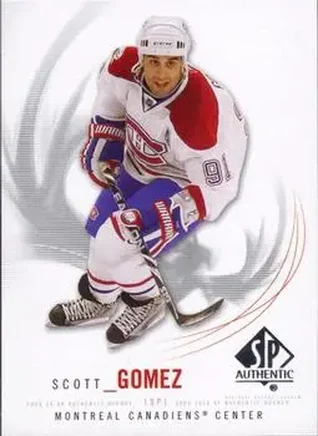 2009-10 SP Authentic #47 - Scott Gomez - Montreal Canadiens