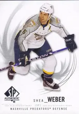 2009-10 SP Authentic #48 - Shea Weber - Nashville Predators
