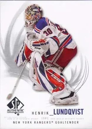 2009-10 SP Authentic #49 - Henrik Lundqvist - New York Rangers