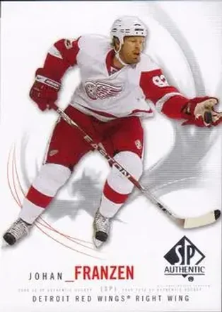 2009-10 SP Authentic #50 - Johan Franzen - Detroit Red Wings