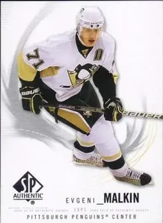 2009-10 SP Authentic #53 - Evgeni Malkin - Pittsburgh Penguins
