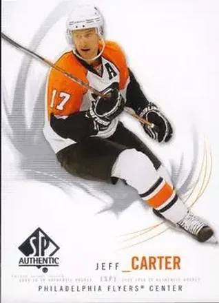 2009-10 SP Authentic #55 - Jeff Carter - Philadelphia Flyers