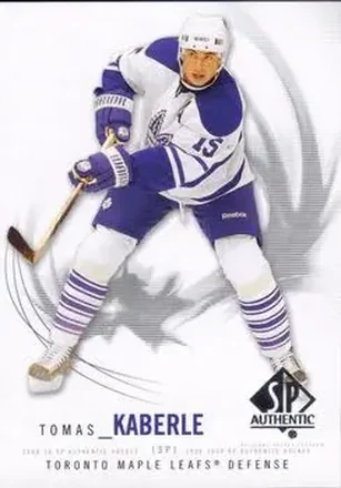 2009-10 SP Authentic #57 - Tomas Kaberle - Toronto Maple Leafs