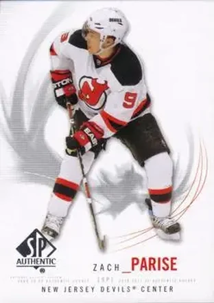 2009-10 SP Authentic #59 - Zach Parise - New Jersey Devils