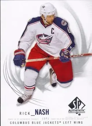 2009-10 SP Authentic #61 - Rick Nash - Columbus Blue Jackets