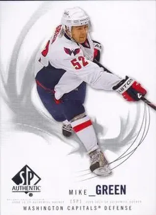 2009-10 SP Authentic #62 - Mike Green - Washington Capitals