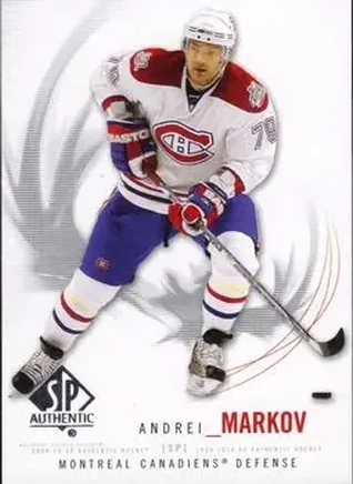 2009-10 SP Authentic #63 - Andrei Markov - Montreal Canadiens