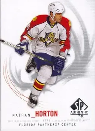 2009-10 SP Authentic #65 - Nathan Horton - Florida Panthers