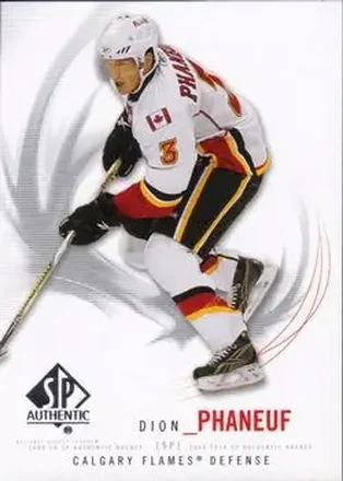 2009-10 SP Authentic #68 - Dion Phaneuf - Calgary Flames