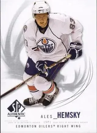 2009-10 SP Authentic #73 - Ales Hemsky - Edmonton Oilers
